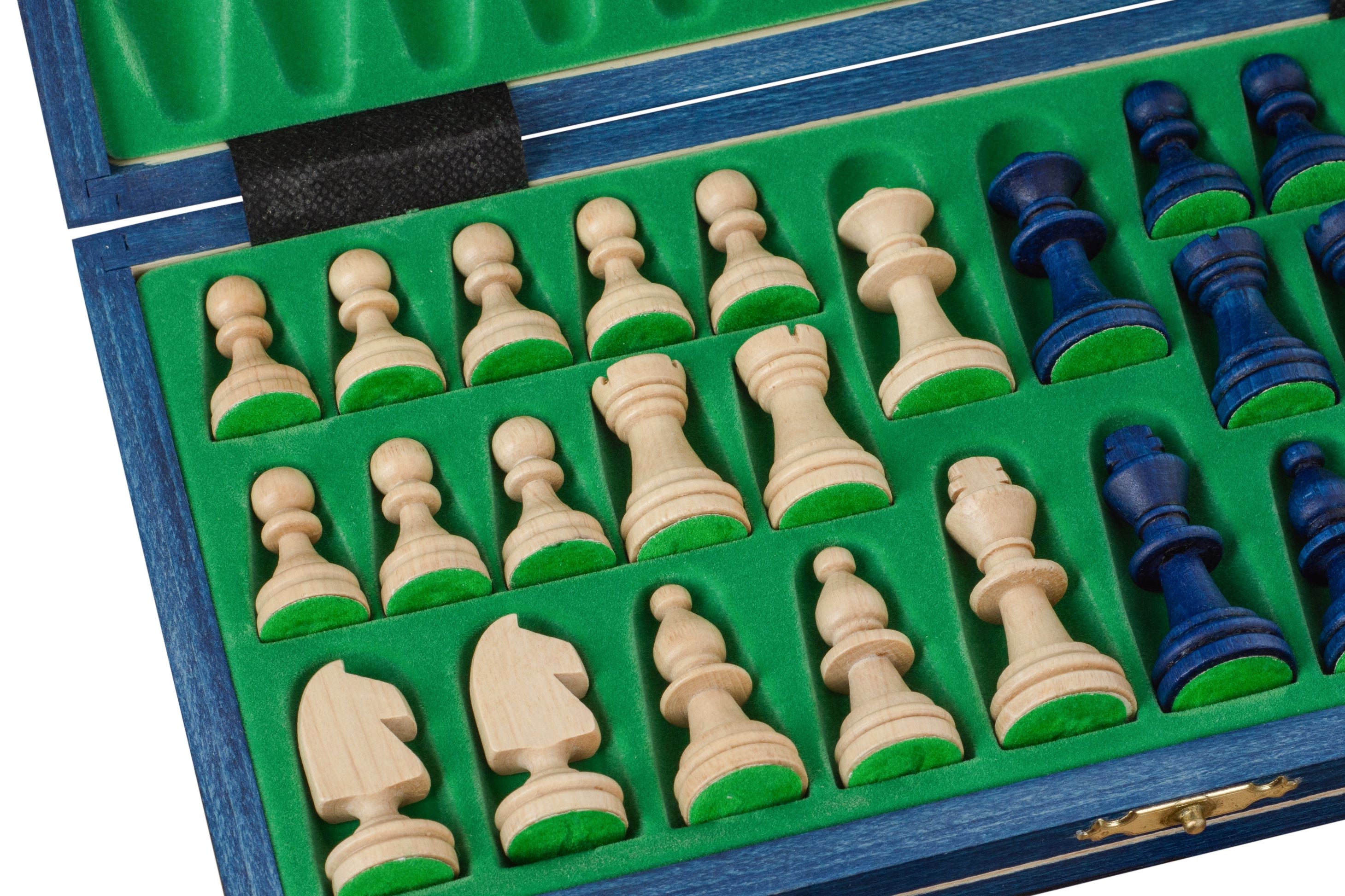 MAGNETISCHES SCHACH- BLAU - MAGNETISCHES SCHACH- BLAU