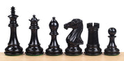 ROYAL KNIGHT EBENHOLZ SCHACHFIGUREN 4 ZOLL