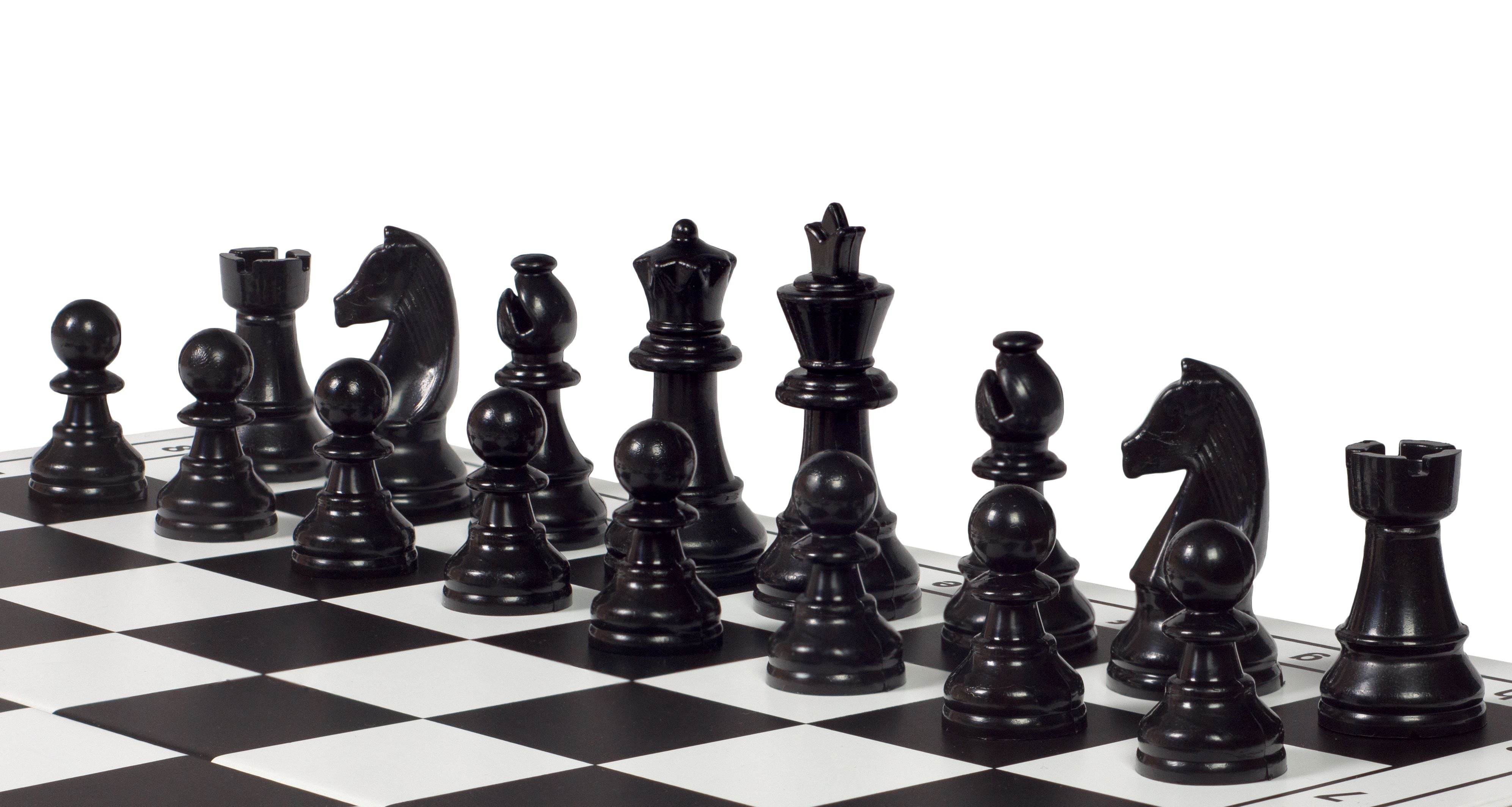 Staunton Schachfiguren Nr. 3, Kunststoff (König 65 mm) - b89d3e9d6b9e74bdaba1d9375d0181d3