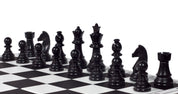 Staunton plastic chess pieces no 6 (king height: 95mm)