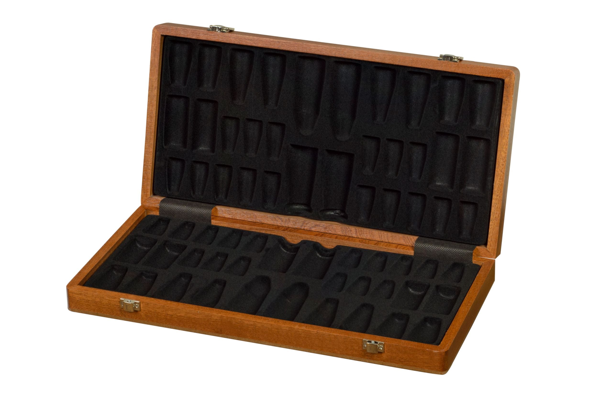 Eingelegter Schachbrettkasten für Schachfiguren mit Königshöhe bis 90-96 mm - Eingelegter Schachbrettkasten für Schachfiguren mit Königshöhe bis 90-96 mm