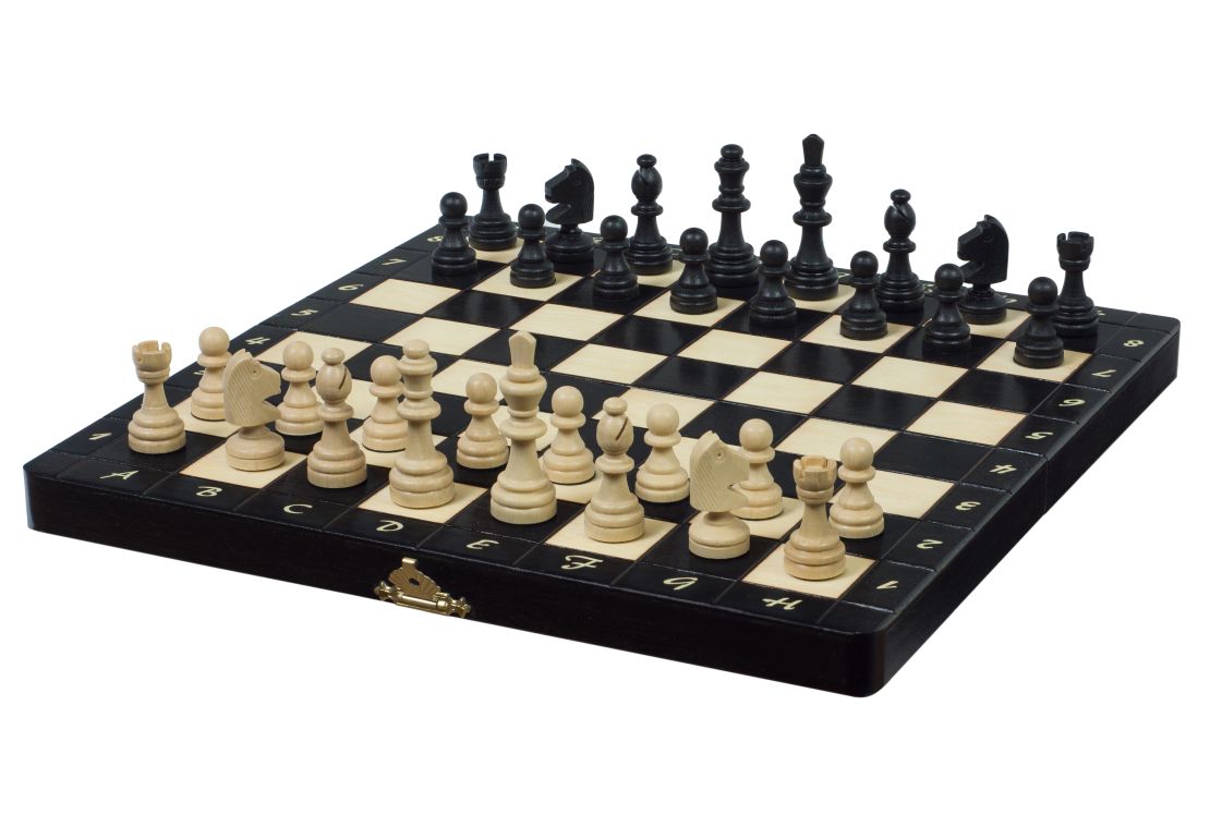 MAGNETISCHES SCHACH schwarz (28x28cm) - b0b018f7b252ba16b6dc70850bbcd1b5