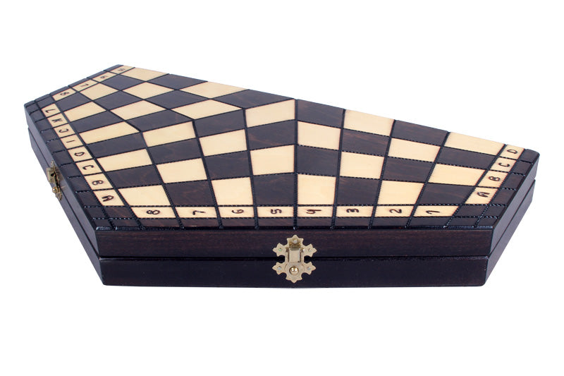 Schachset für drei Spieler - groß (54x47cm) - Schachset für drei Spieler - groß (54x47cm)