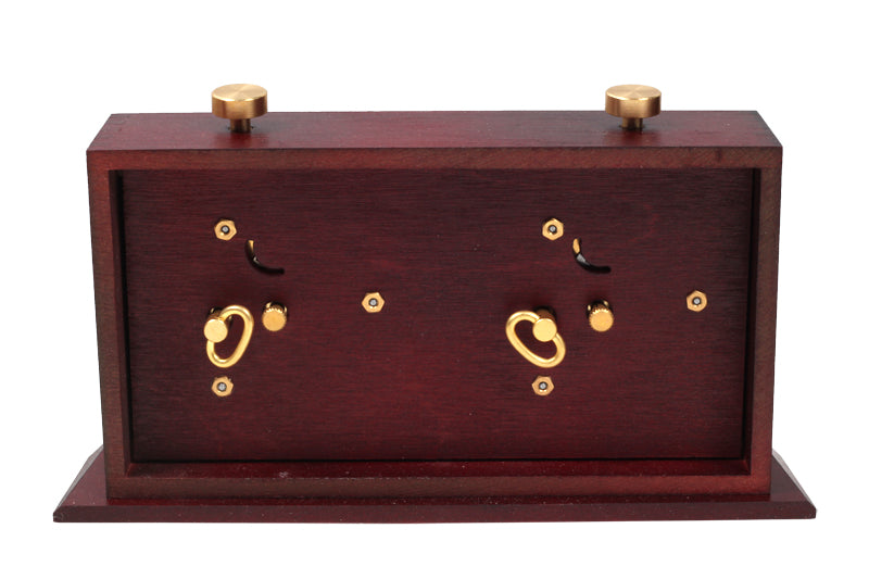 BHB Holzuhr mit Ständer - groß dunkel - f8505a125876f21249e6b968e072ab39