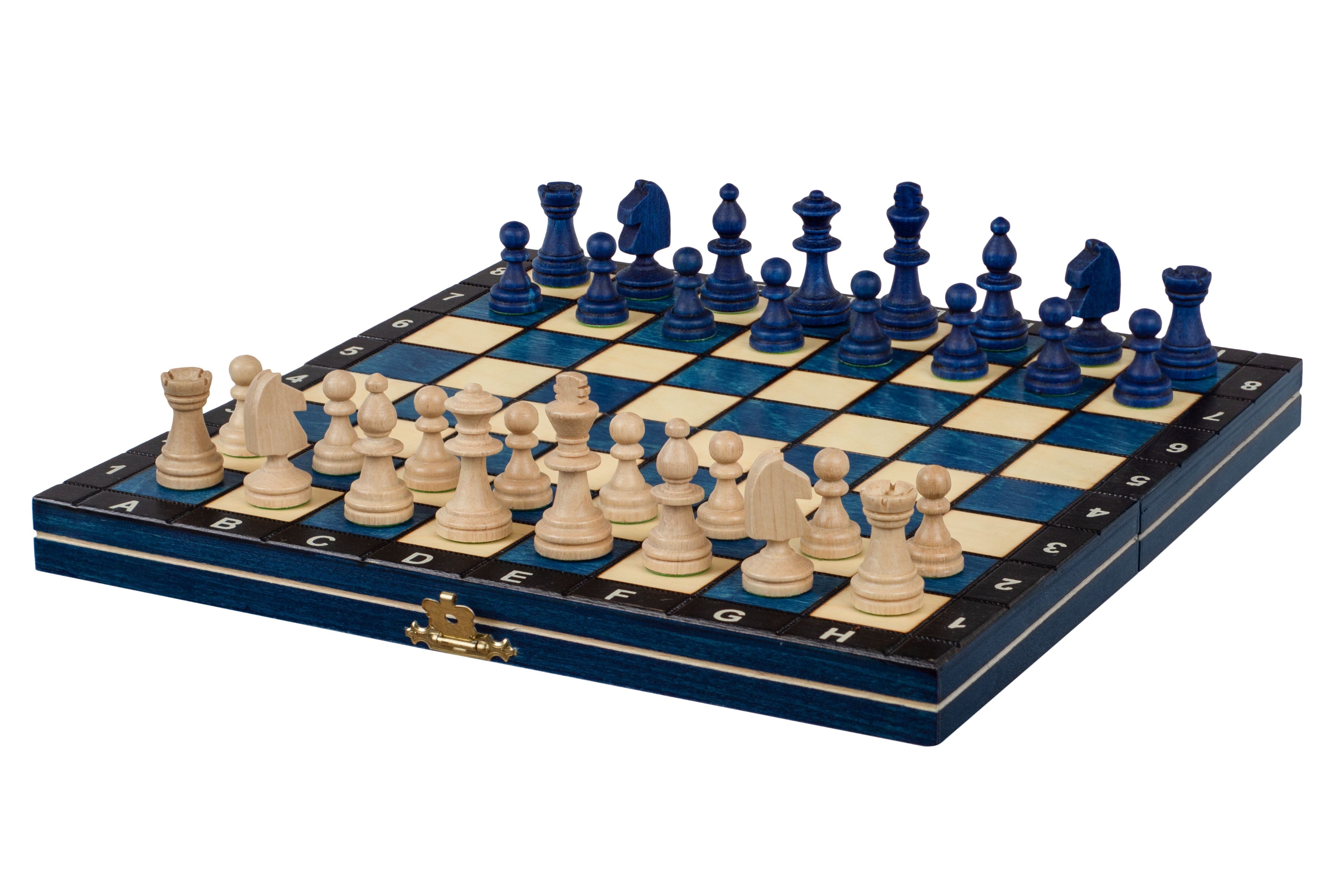 MAGNETISCHES SCHACH- BLAU - MAGNETISCHES SCHACH- BLAU