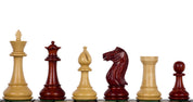 Pershing 4,25" Schachfiguren aus Rotholz