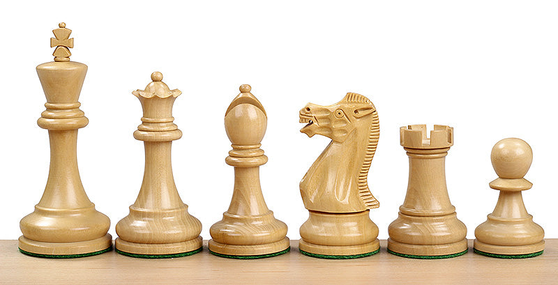 Executive Schachfiguren Indische Akazie/Buchsbaum 4 Zoll - Executive Schachfiguren Indische Akazie/Buchsbaum 4 Zoll