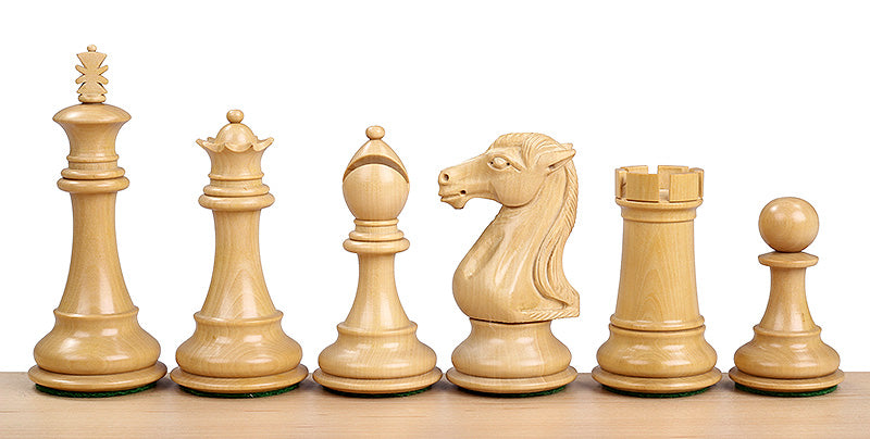 ROYAL KNIGHT EBENHOLZ SCHACHFIGUREN 4 ZOLL - ROYAL KNIGHT EBENHOLZ SCHACHFIGUREN 4 ZOLL