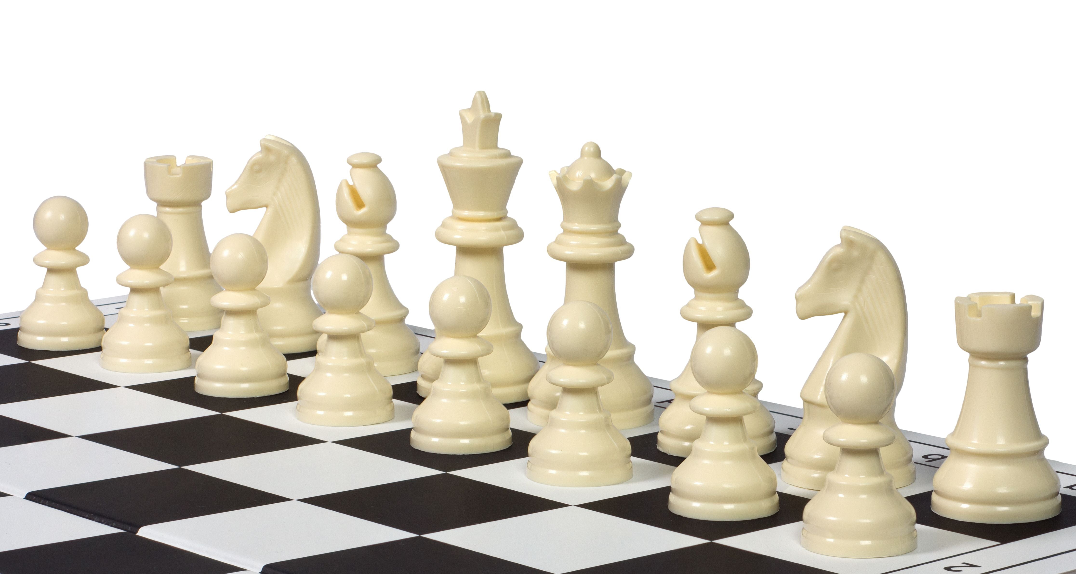 Staunton Schachfiguren, Kunststoff (König 85 mm) - 72db657698ec61191a0bc28316e5b77a
