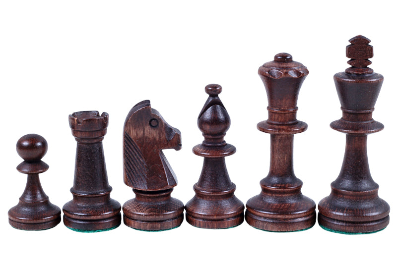 Staunton Schachfiguren Nr. 5 in einer Holztruhe - Staunton Schachfiguren Nr. 5 in einer Holztruhe