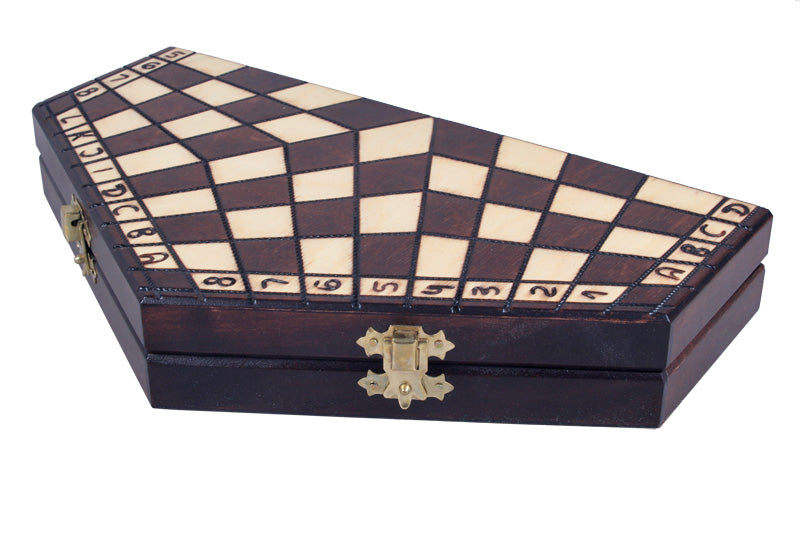 Schach für drei Spieler (32x28cm) - Familienspaß - Schach für drei Spieler (32x28cm) - Familienspaß
