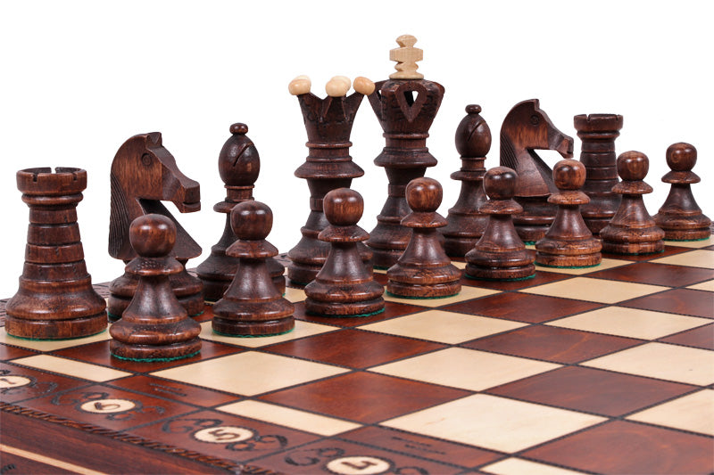 LUXURY Schach AMBASADOR - groß (54 x 54 cm) - 8d0e7d7de9747896f4888e5c105bfd7f