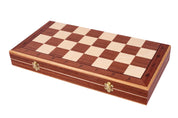 Schach-Debüt großes Schachspiel Intarsienarbeit 48 x 48 cm