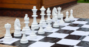 Plastic giant chess pieces (king height 74 cm)