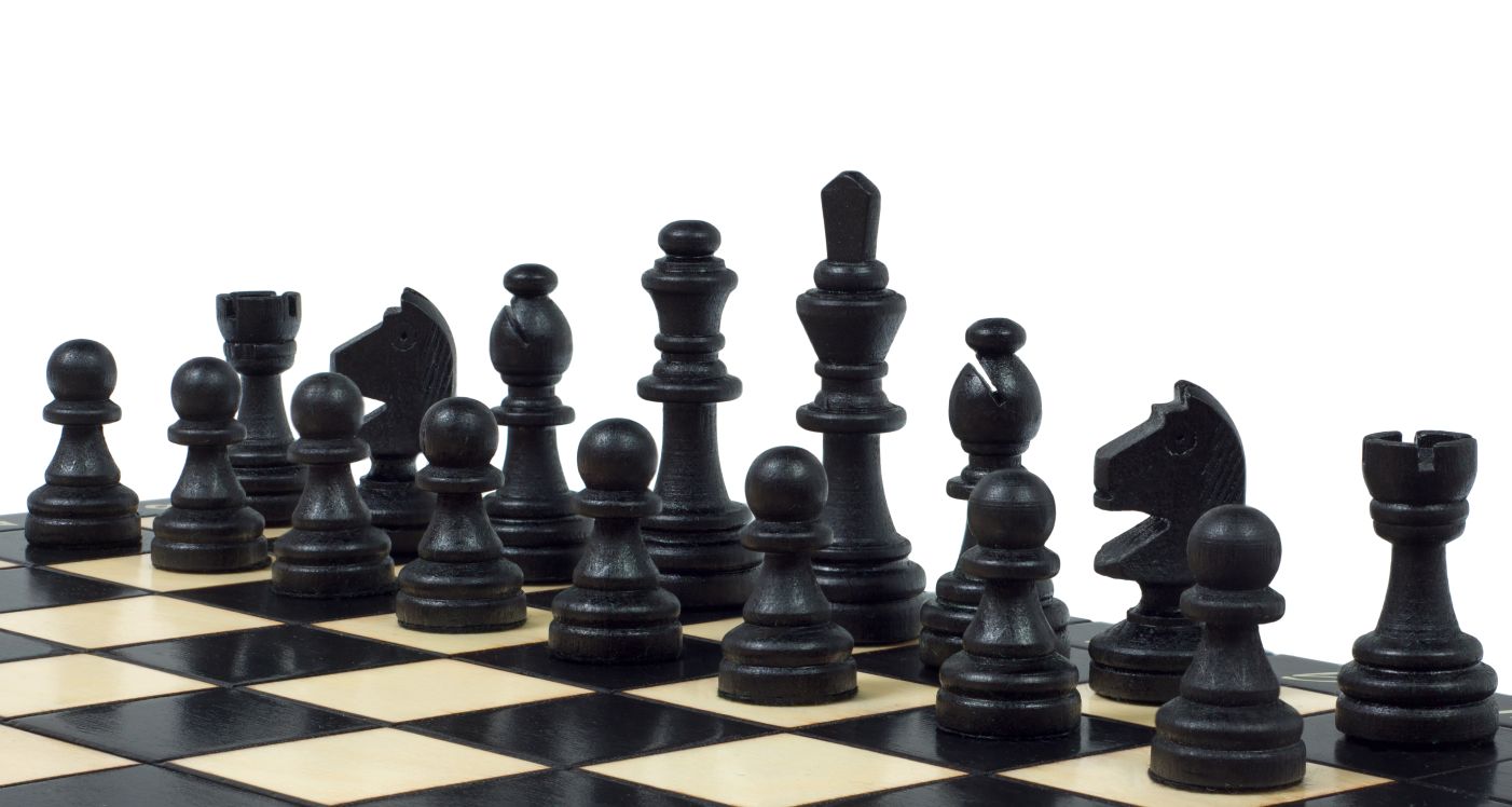 MAGNETISCHES SCHACH schwarz (28x28cm) - MAGNETISCHES SCHACH schwarz (28x28cm)