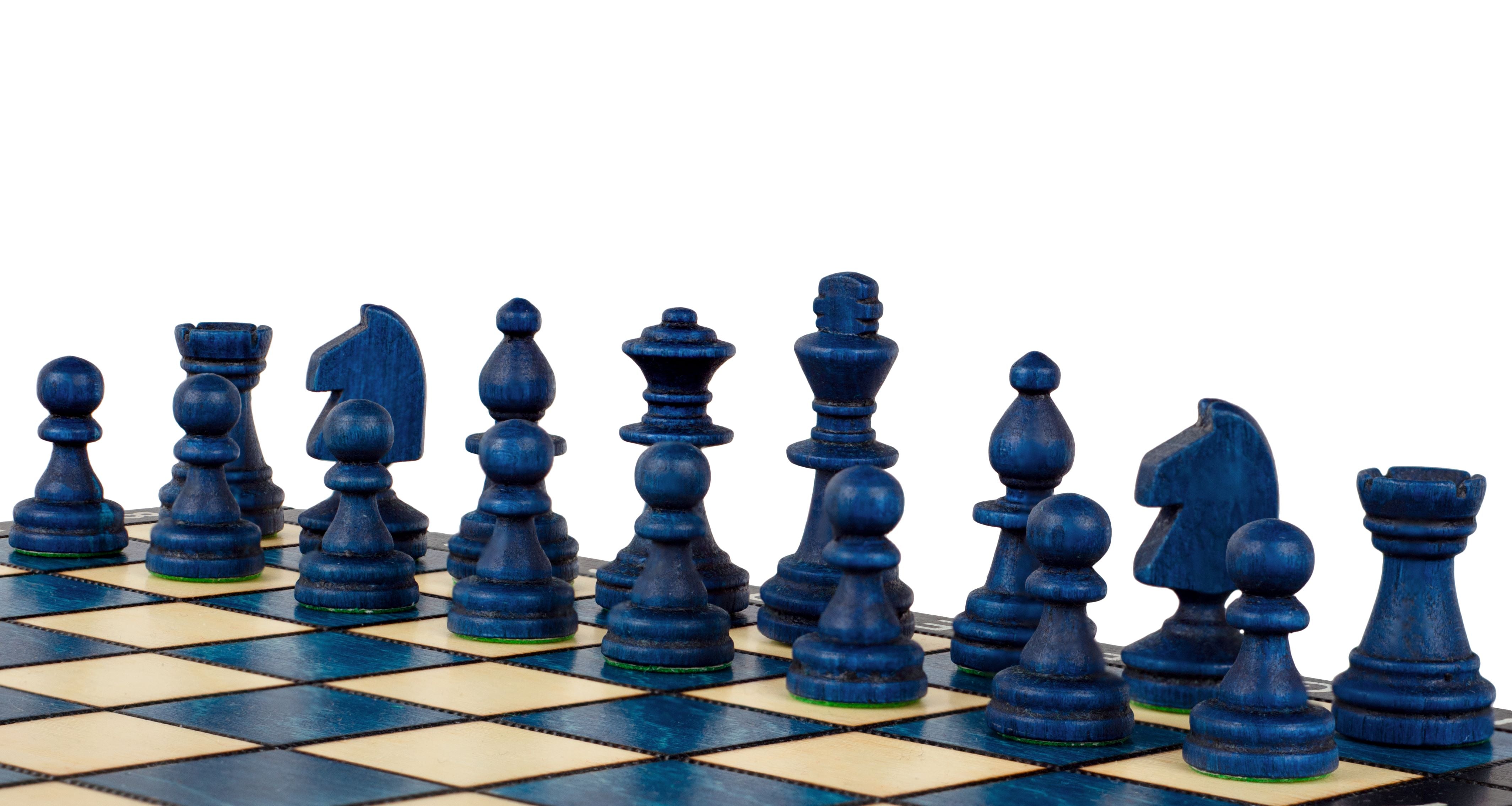 MAGNETISCHES SCHACH- BLAU - 56a0fff821f2bb50a054f940d5f1dc09