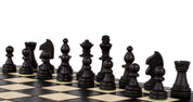 Black Wooden Magnetic Chess Set (27 cm)