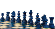 MAGNETISCHES SCHACH- BLAU