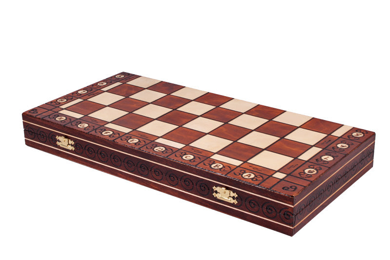LUXURY Schach AMBASADOR - groß (54 x 54 cm) - d11a93954d60d10dbbac80b663867423