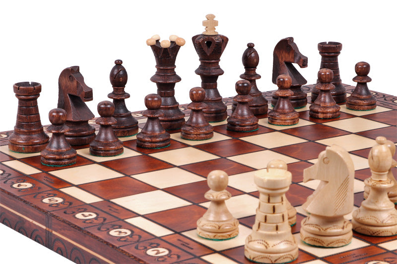 LUXURY Schach AMBASADOR - groß (54 x 54 cm) - 1974279a8026e12a24c59fec7f44579d