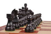 TOURNAMENT No5 intarsy GERMAN KNIGHT EBONISED 3,5" pieces