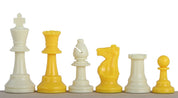 Gelbe Schachfiguren Nr. 6