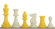 Gelbe Schachfiguren Nr. 6