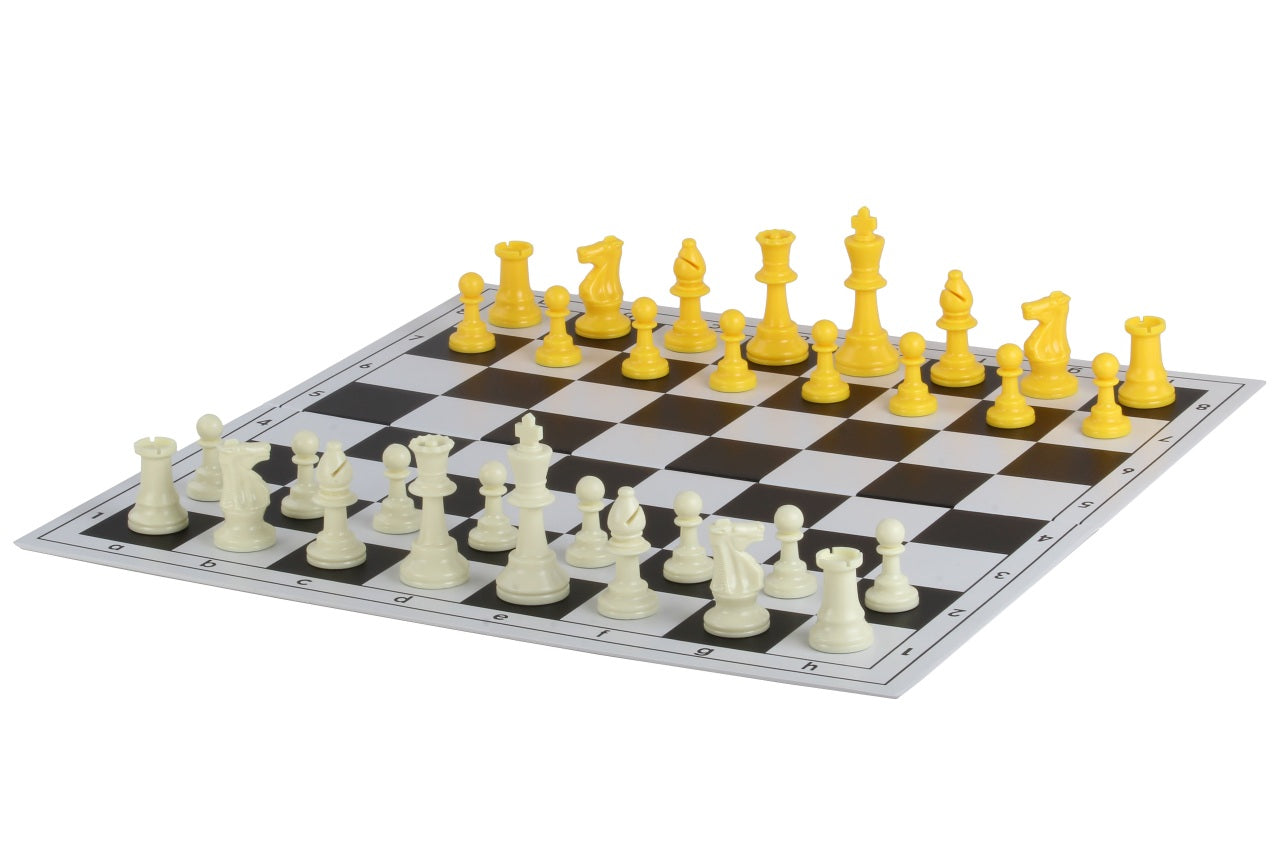 Gelbe Schachfiguren Nr. 6 - Gelbe Schachfiguren Nr. 6