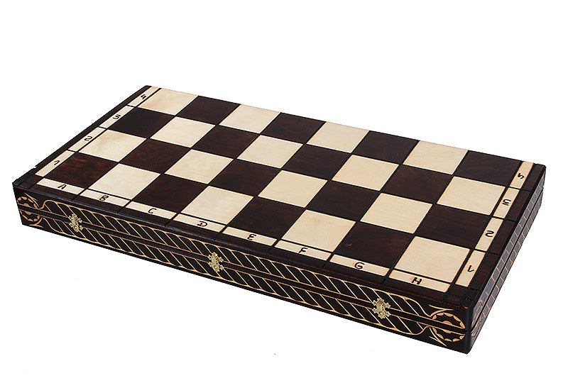 CEZAR LARGE Schach (85x85cm) Geschnitzt - 37c86e37c71a90ef3463120ea4c6ae98