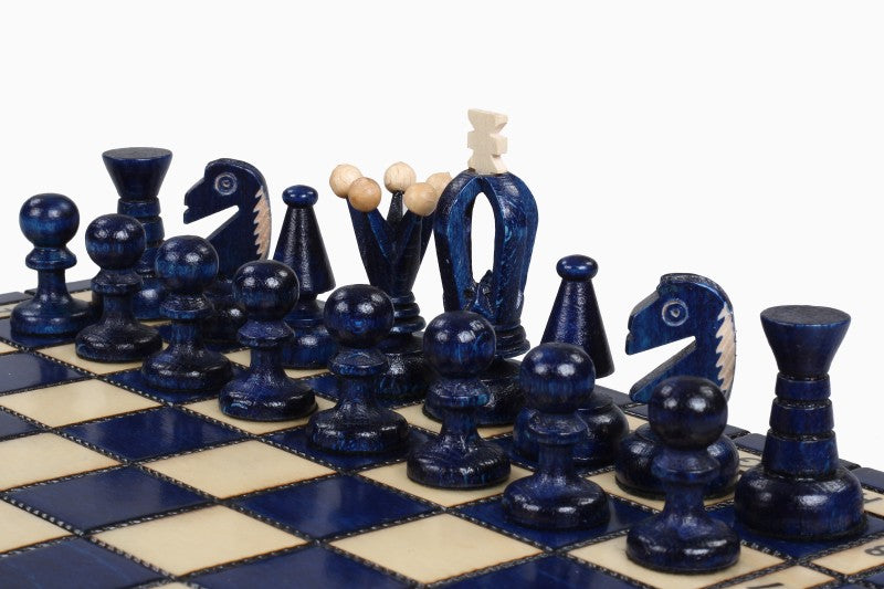 KÖNIGLICHES SCHACH KLEIN, blau - 80750b20b7506153d3902af0e21f1aad