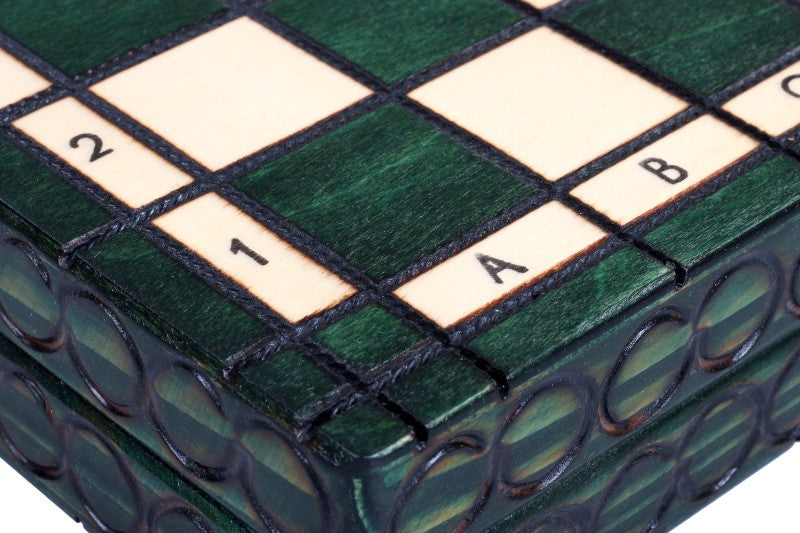 KÖNIGLICHES SCHACH KLEIN, GRÜN (30x30cm) - 6cf229e224664cd999b36bbf94c335db