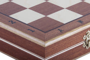 LARGE ORAWA Schachspiel Intarsie (50x50cm)