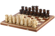 LARGE ORAWA Schachspiel Intarsie (50x50cm)