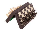 MAGNETIC wooden chess mini (20cm) - black