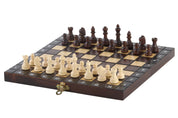 SCHOOL WOODEN SET - CHESS + DRAUGHTS + BACKGAMMON