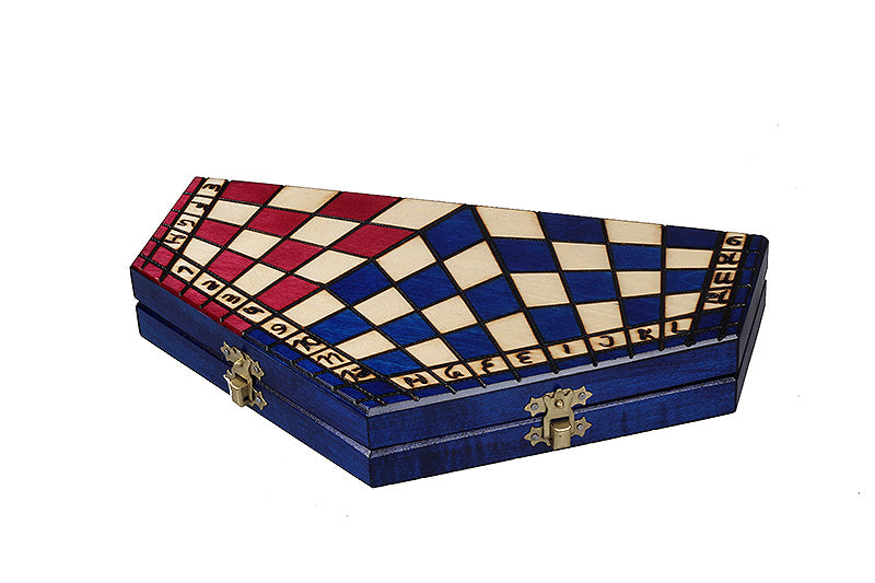 Drei-Spieler-Schach - groß (Trikolore) - Drei-Spieler-Schach - groß (Trikolore)