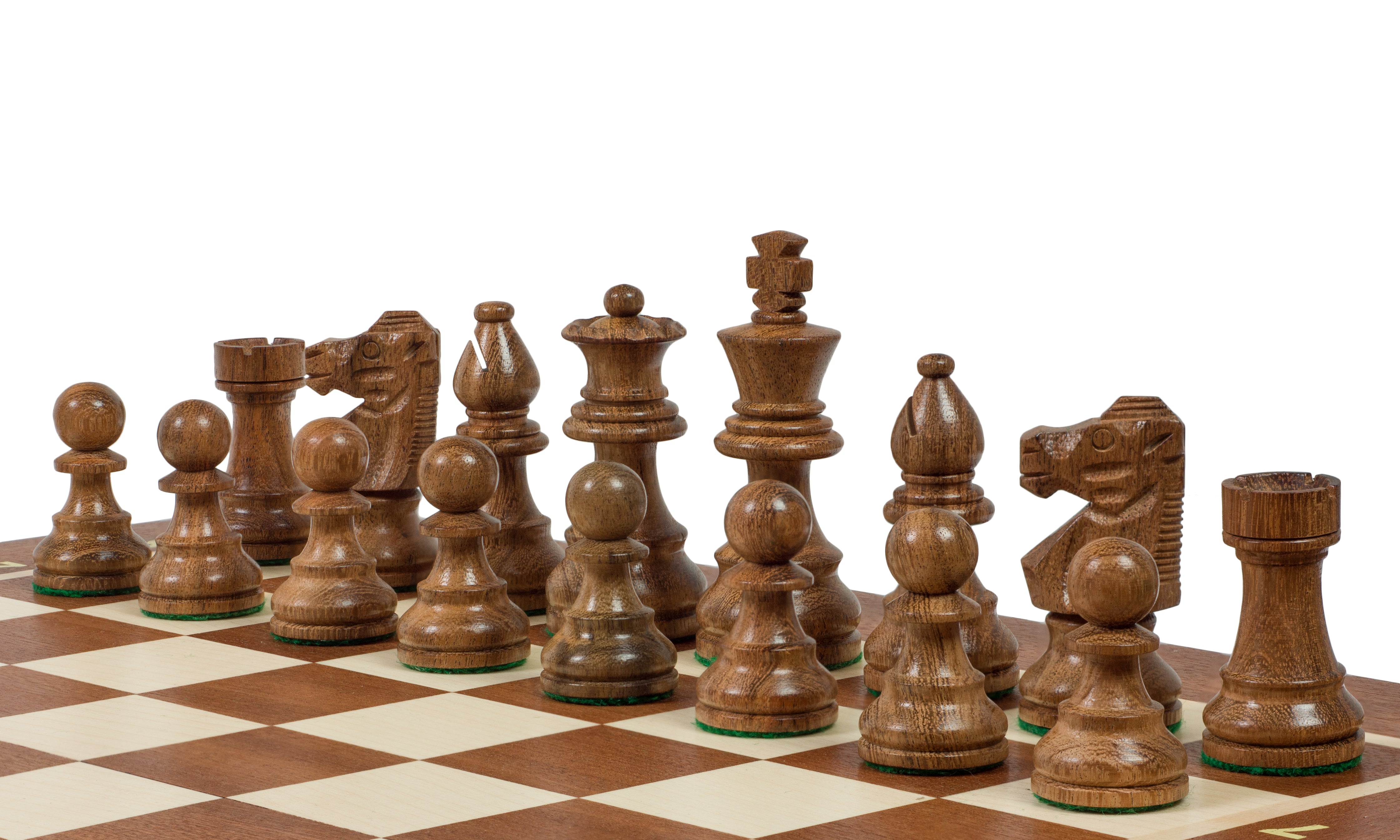 Französisches Staunton Gold-Turnierschach Nr. 4 (42x42cm) - f6c5542e67feb255959fcf0110300ada