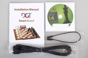 DGT SMART elektronisches Schachspiel - Schachbrett + zeitlose Schachfiguren aus Holz