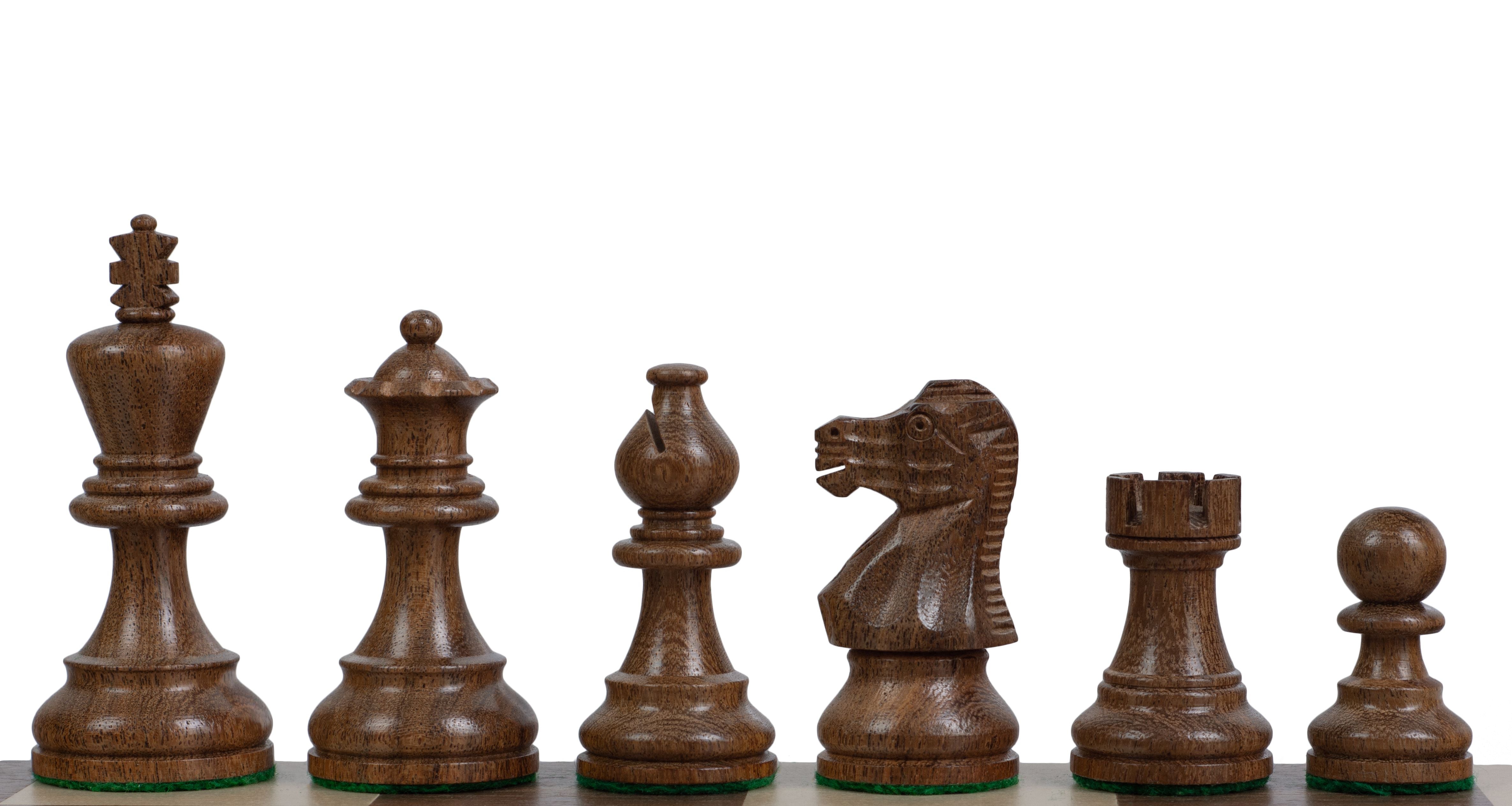 American Classic Staunton Gold Turnier Schach Nr. 4 - 692f7fc63327662b1b42dabce273bd6b