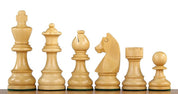 Turnierschach-Set Nr. 5 - 50mm Brett + Deutsche Ritter 3,5" Figuren-NurSchach