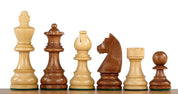 Turnierschach-Set Nr. 6 - 58mm Brett + Deutsche Ritter 3,75" Figuren-NurSchach
