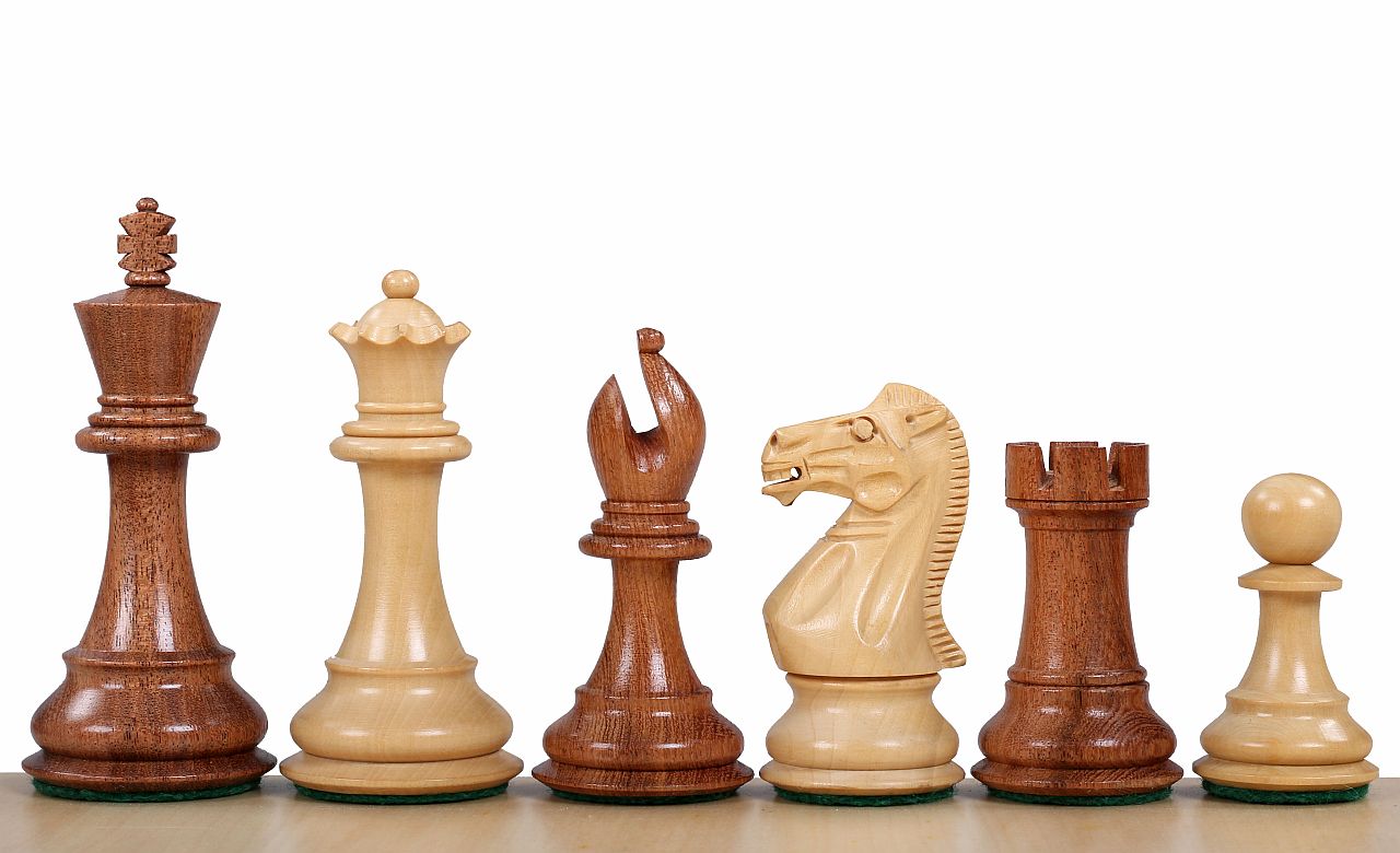 Stallion Chess Figures Acacia/Buckthorn 4 inch - 1f6bbf121856695ca5f147b9a69c6418