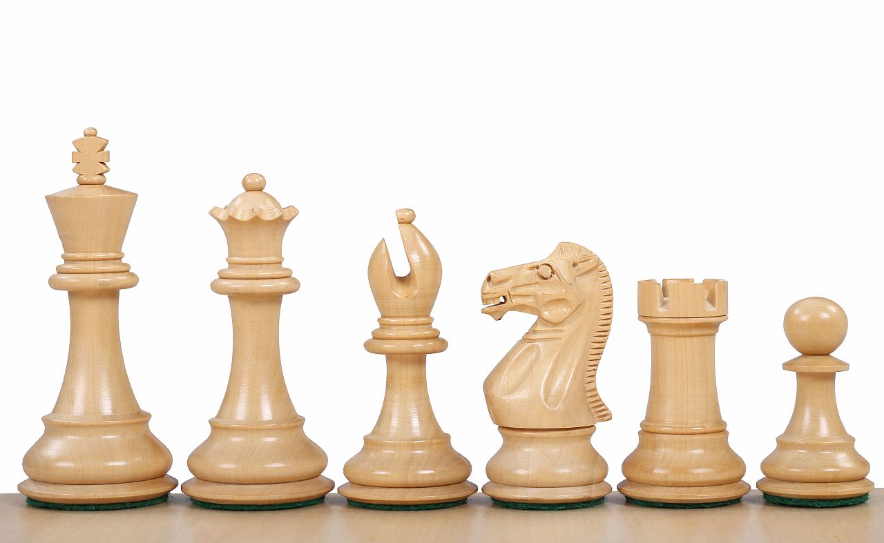 Stallion Chess Figures Acacia/Buckthorn 3.75 - Stallion Chess Figures Acacia/Buckthorn 3.75