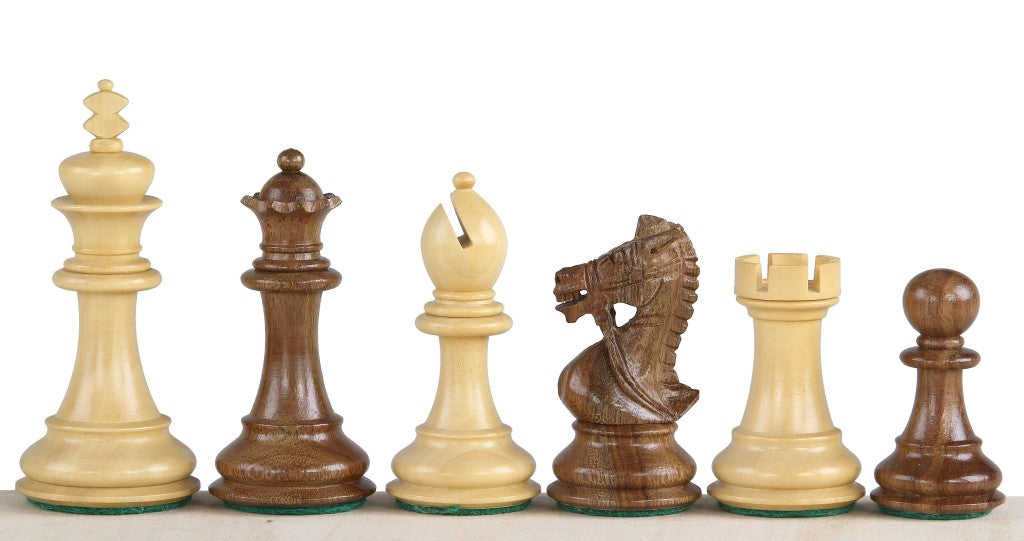 Kings Bridal Acacia/Boxwood 3,5'' chess pieces - Kings Bridal Acacia/Boxwood 3,5'' chess pieces