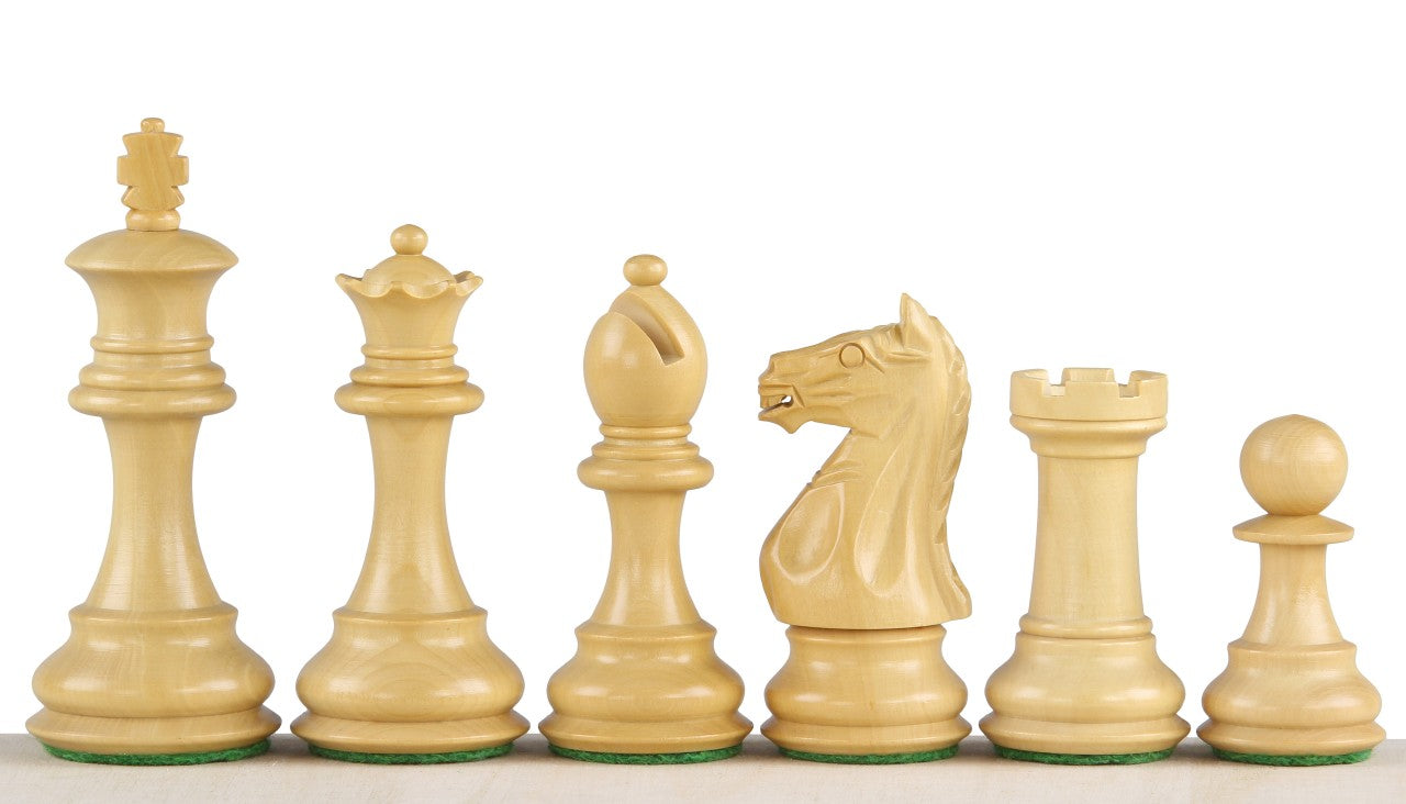 Oxford Chess Figures 3.5 Inch Carved Wooden - 1d0d07bb06032c1e025e83b2913edd6a