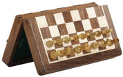 MAGNETISCHES Schachspiel mit eingelegtem Schachbrett, 25 cm