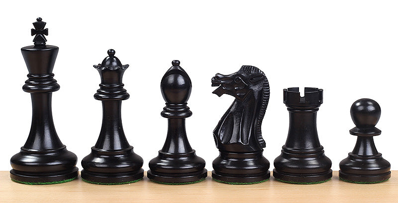 Executive Schachfiguren 3,75 Zoll geschnitzt aus Holz - Executive Schachfiguren 3,75 Zoll geschnitzt aus Holz