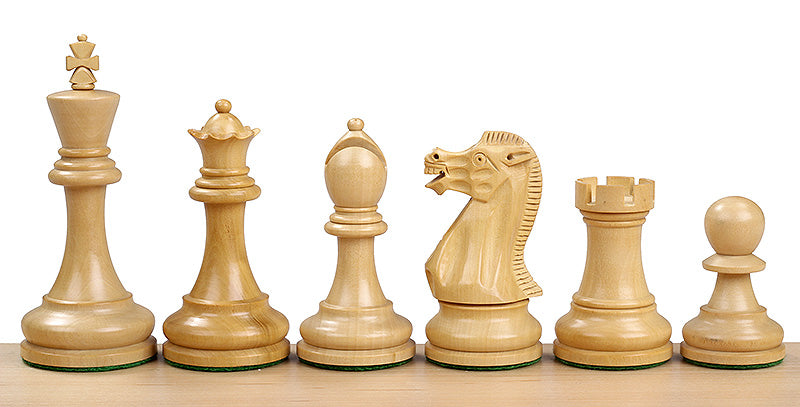 Executive Schachfiguren 3,75 Zoll geschnitzt aus Holz - Executive Schachfiguren 3,75 Zoll geschnitzt aus Holz