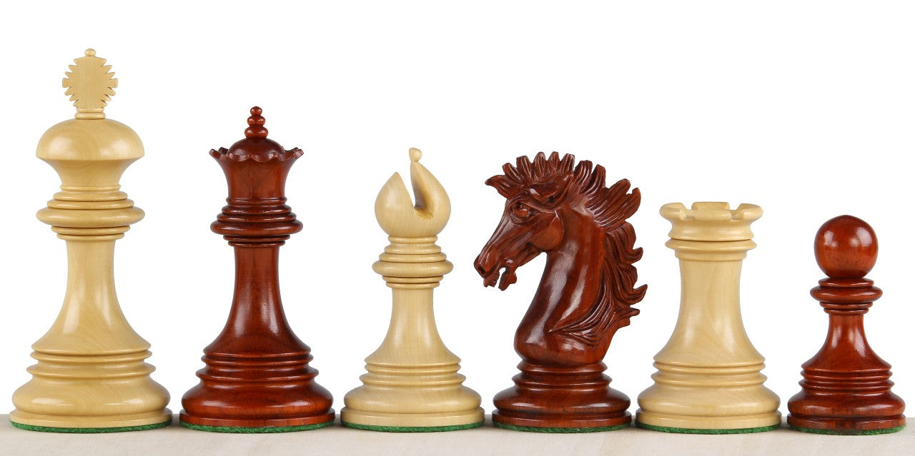 Sunrise 4 Zoll Redwood Schachfiguren - Sunrise 4 Zoll Redwood Schachfiguren