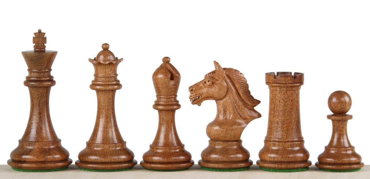 CHESS PIECES DERBY ACACIA 4 INCH - CHESS PIECES DERBY ACACIA 4 INCH
